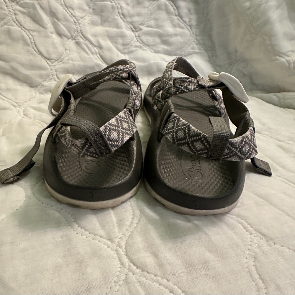 Chaco Gray Patterned Strappy Sandals - image 5